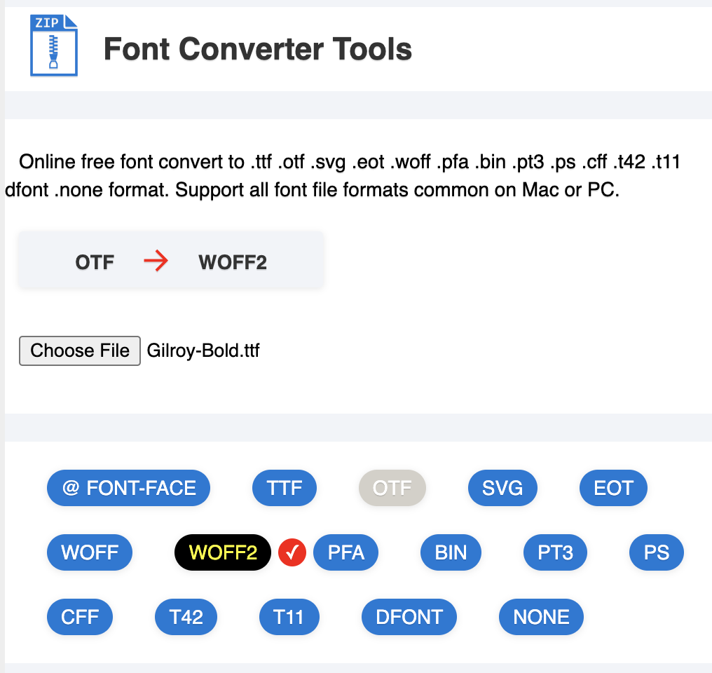 how to add local font in tailwind css